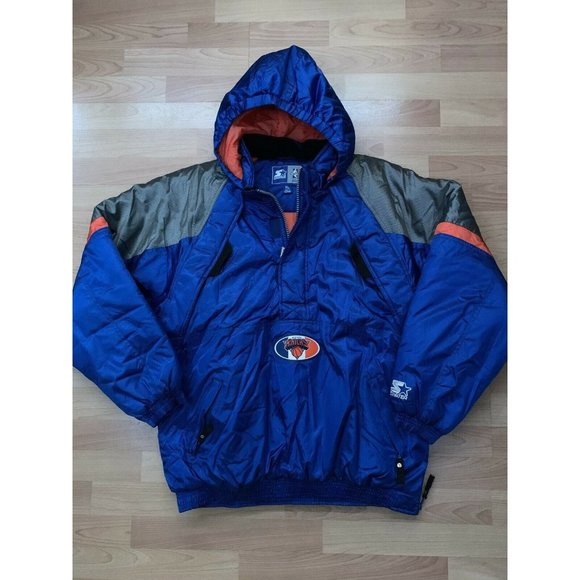 knicks starter pullover jacket